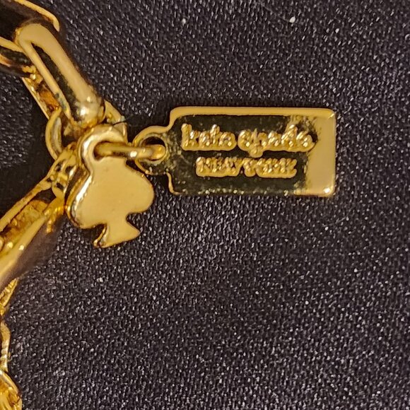 Brand New!! KATE SPADE: Gold-Toned|Ocean Blue|Purple|Lavender|Cubic Zir|Crystal - Picture 7 of 12